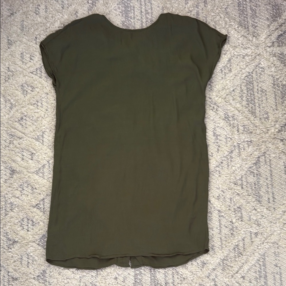 Made Well Olive Green Women's mini dress